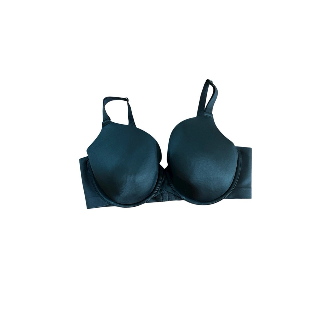 Cacique Lane Bryant‎ Black Lightly Lined Full Coverage Bra Plus Size 38DD